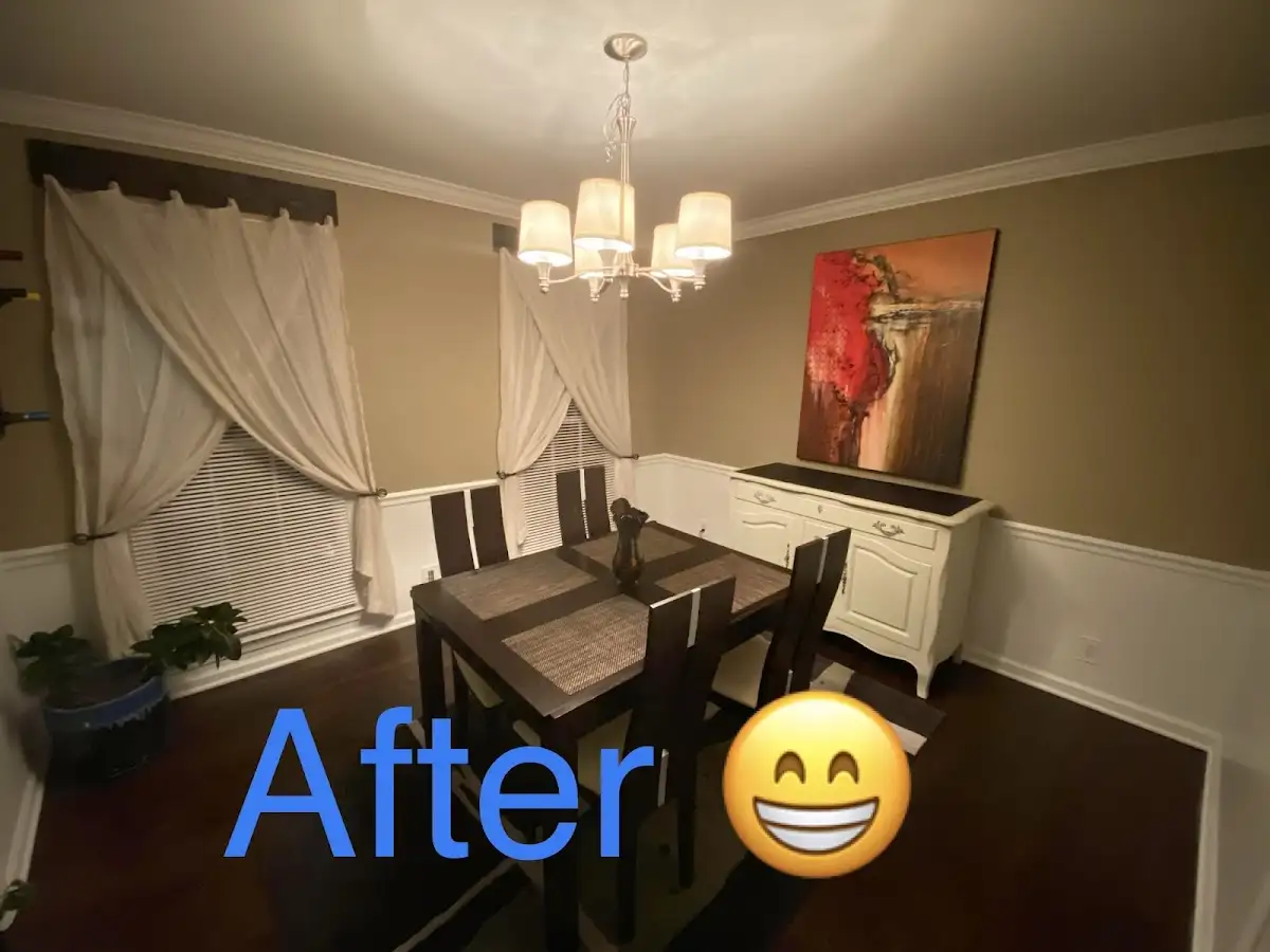 Professional dining room restoration after water damage in Griffith